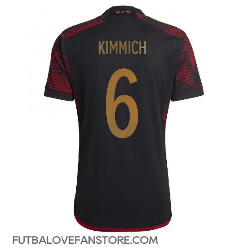 Nemecko Joshua Kimmich #6 Vonkajší futbalový dres MS 2022 Krátky Rukáv